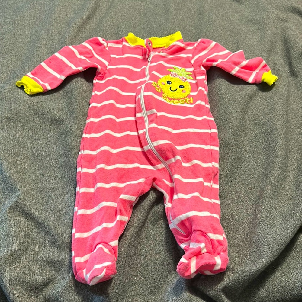 Baby girl Feet pjs